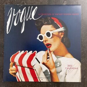 Vintage 2002 Vogue Calendar 30s 40s 50s reproduction fashion covers